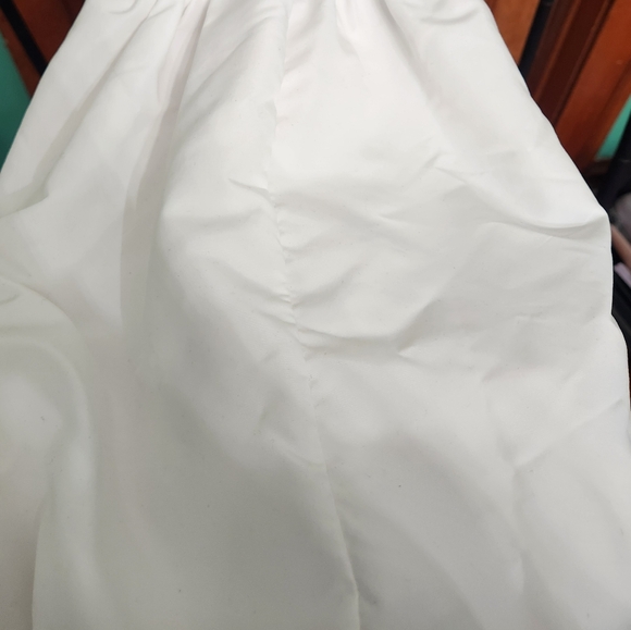 White Ruffle Mini Dress - Picture 4 of 4